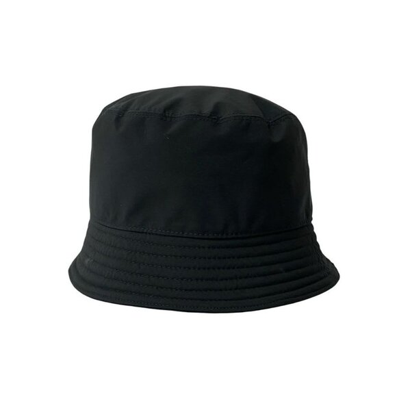 Prada Sports Logo Cotton Bucket Hat Accessory L Black 84155